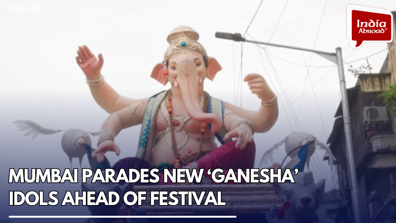 Mumbai parades new ‘Ganesha’ idols ahead of festival